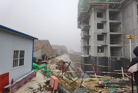 李樓社區基坑開挖對附近居民造成影響